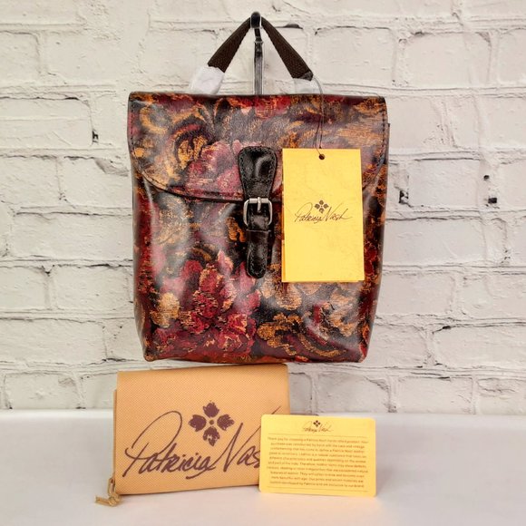 'PATRICIA NASH' 'VATONI'  BAG CONVERTIBLE LEATHER BACKPACK - Picture 16 of 16